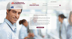 Desktop Screenshot of prescripteurs.lncsa.com